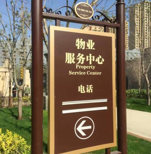小区导向指示牌