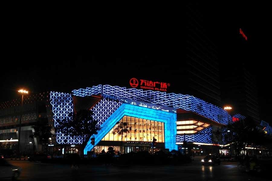 商业楼体亮化